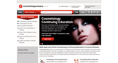 Desktop Screenshot of cosmetologycampus.com